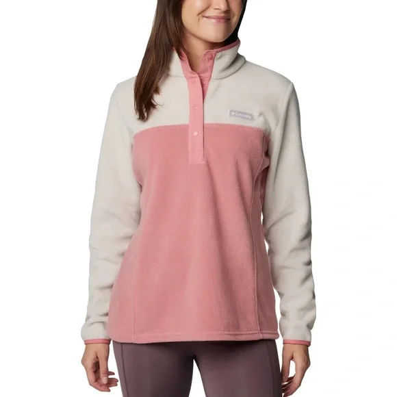Columbia Benton Springs Half Snap Pullover Fleece Sweater - Picture 1 of 8